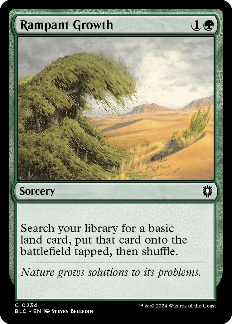 Croissance galopante [Bloomburrow Commander]