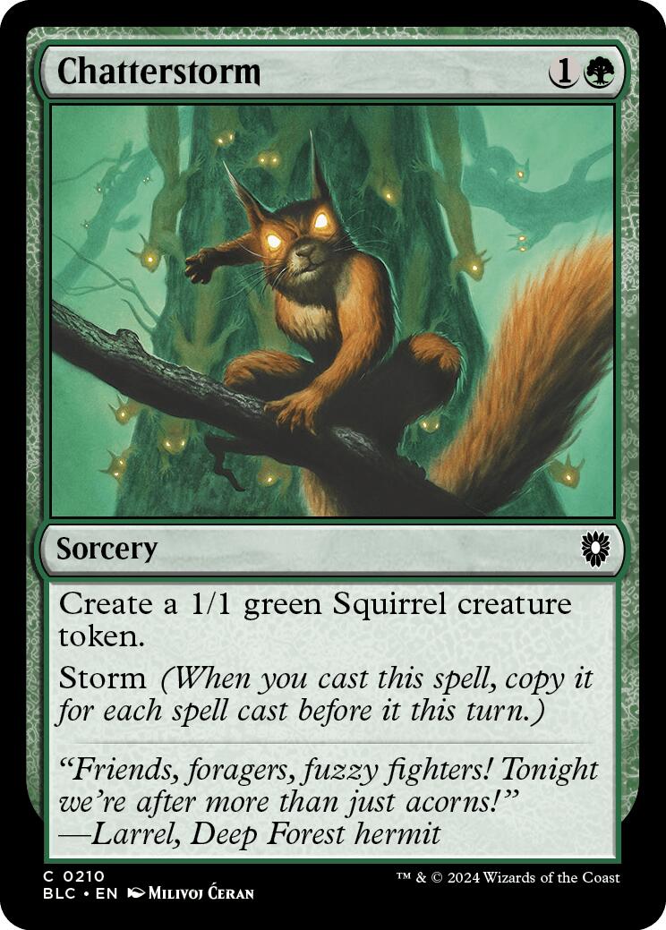 Tempête de bavardages [Commander Bloomburrow]