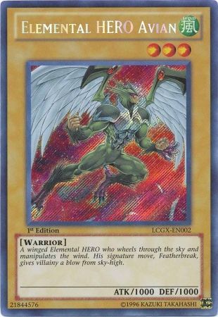HÉROS Élémentaire Aile de Feu (Art Alternatif) [LCGX-FR002] Secrète Rare