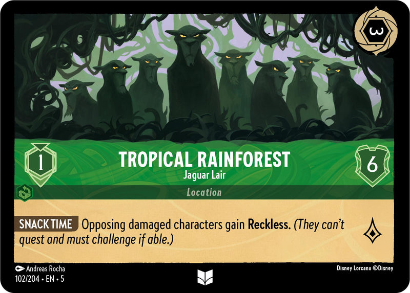 Forêt tropicale - Tanière du jaguar (102/204) [Cieux chatoyants]