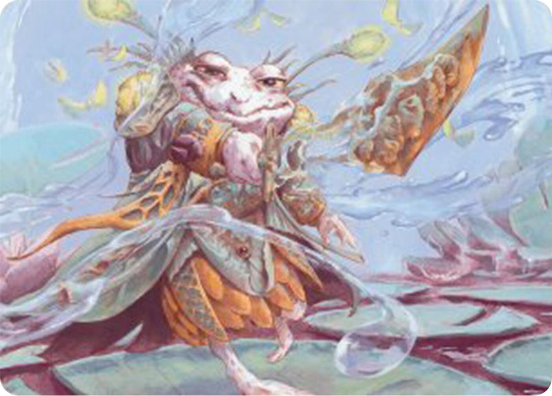 Glarb, augure de la Calamité – Carte d'art [Série d'art Le terrier des bourgeons]