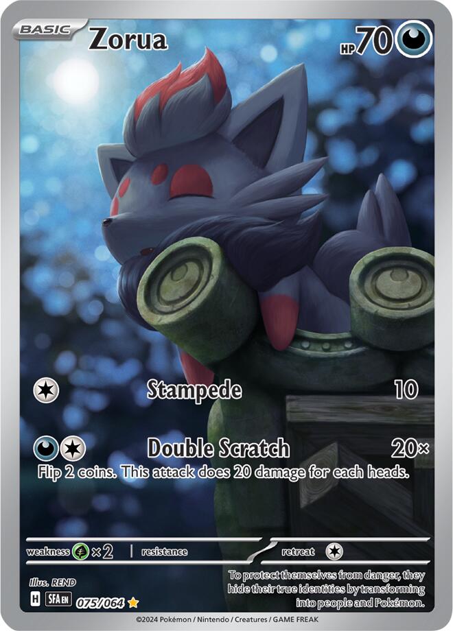 Zorua (075/064) [Écarlate et Violet : Fable voilée]