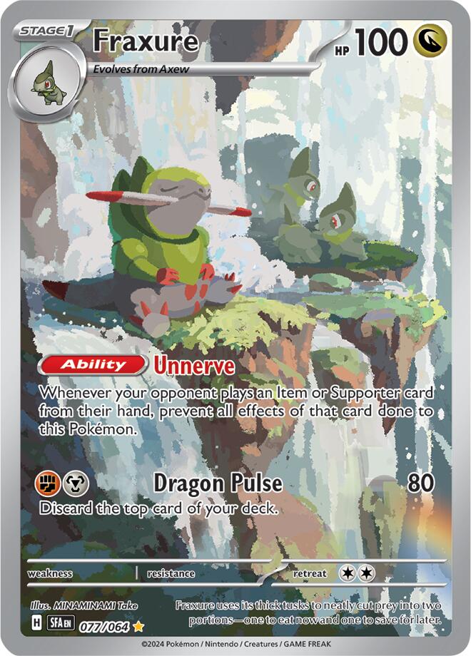 Fraxure (077/064) [Écarlate et Violet : Fable voilée]