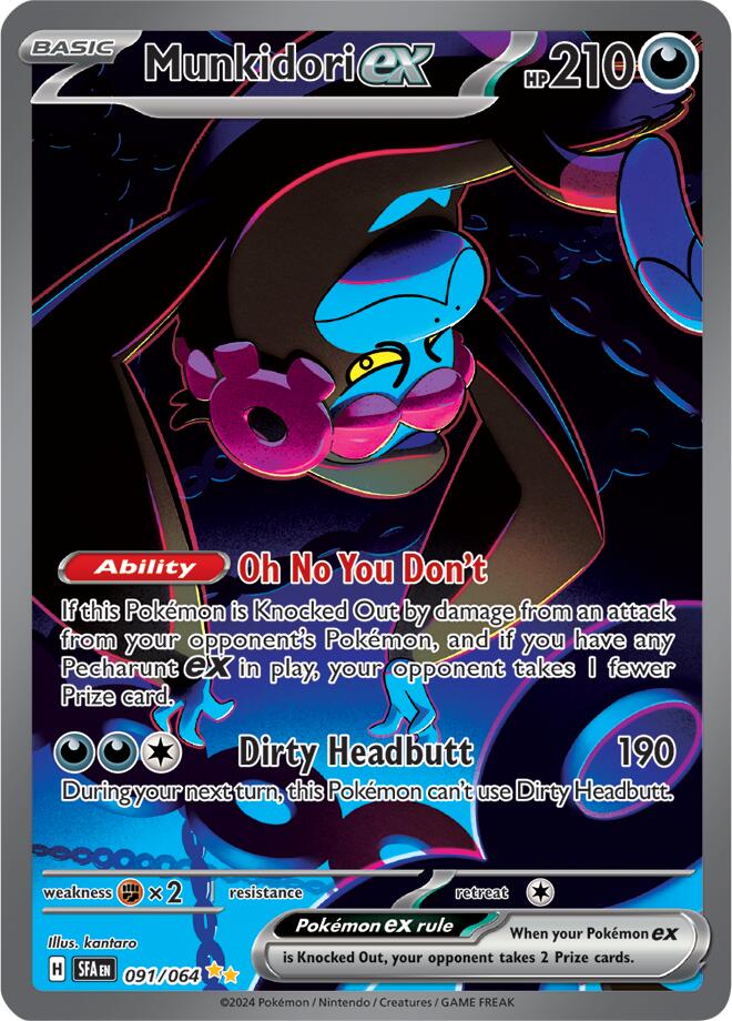 Munkidori ex (091/064) [Écarlate et Violet : Fable Obscure]