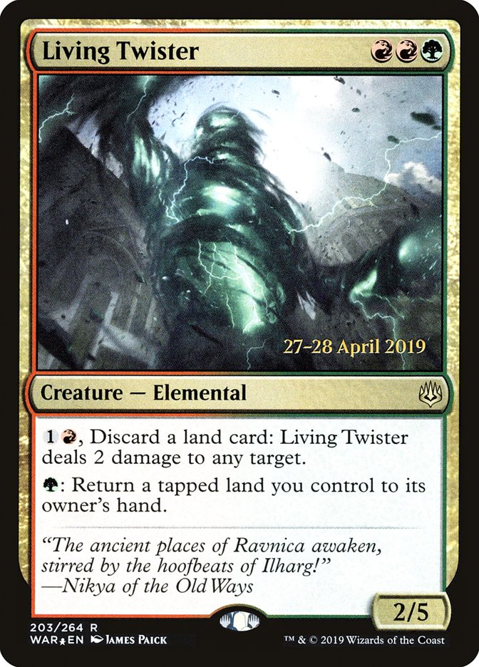 Vrille vivante [Prerelease Promos de La guerre des planeswalkers]