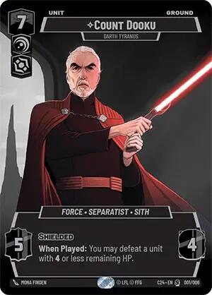 Comte Dooku - Dark Tyranus (001/006) (Exclusivité Convention 2024) (001/006) [Divers]