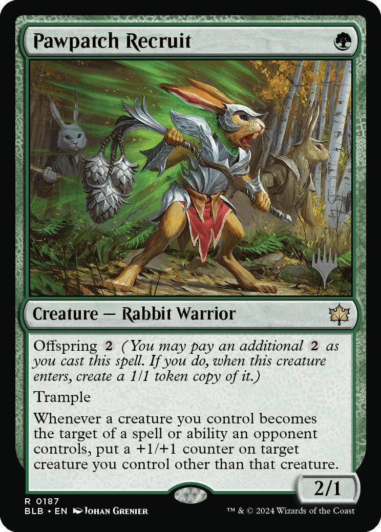 Recrue de Patte-en-Garde (Pack promo) [Promos de Bloomburrow]