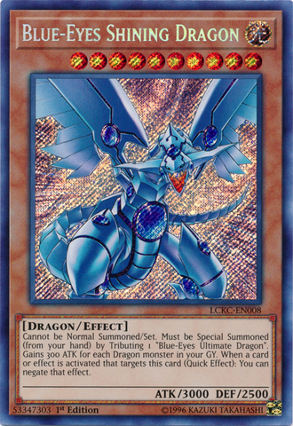 Dragon Blanc Ailé [LCKC-FR008] Secret Rare