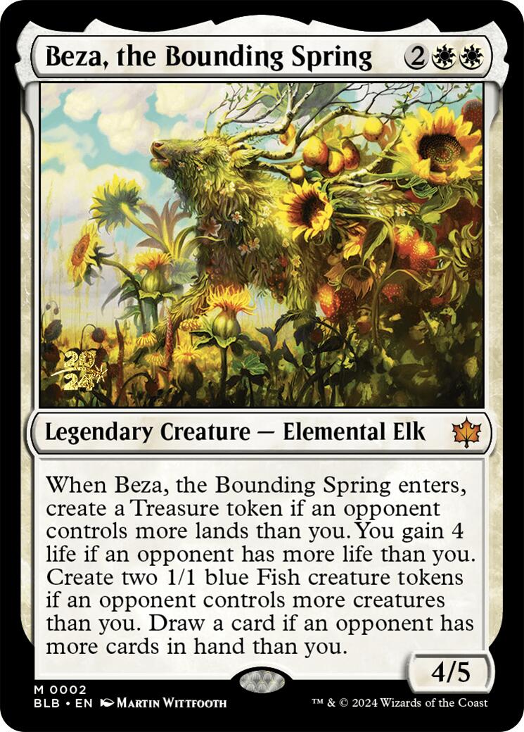 Beza, le printemps bondissant [Cartes promos de l'avant-première Bloomburrow]
