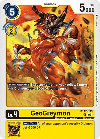 GeoGreymon [BT17-033] [Crisis Secreta]