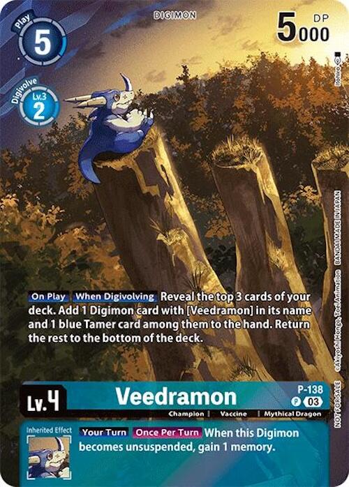 Veedramon [P-138] (Pack de mise à jour 2024) [Crise secrète]