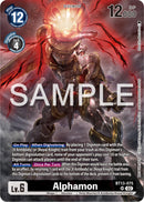 Alphamon [BT13-075] (Carte de participation au tournoi avant-première) [Cartes avant-première Secret Crisis]