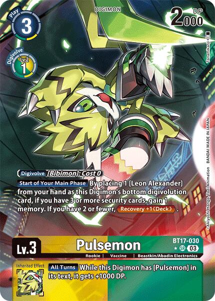 Pulsemon [BT17-030] (Illustration alternative) [Crise Secrète]