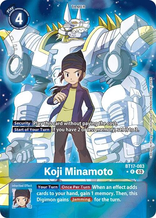 Koji Minamoto [BT17-083] (Illustration alternative) [Crise secrète]
