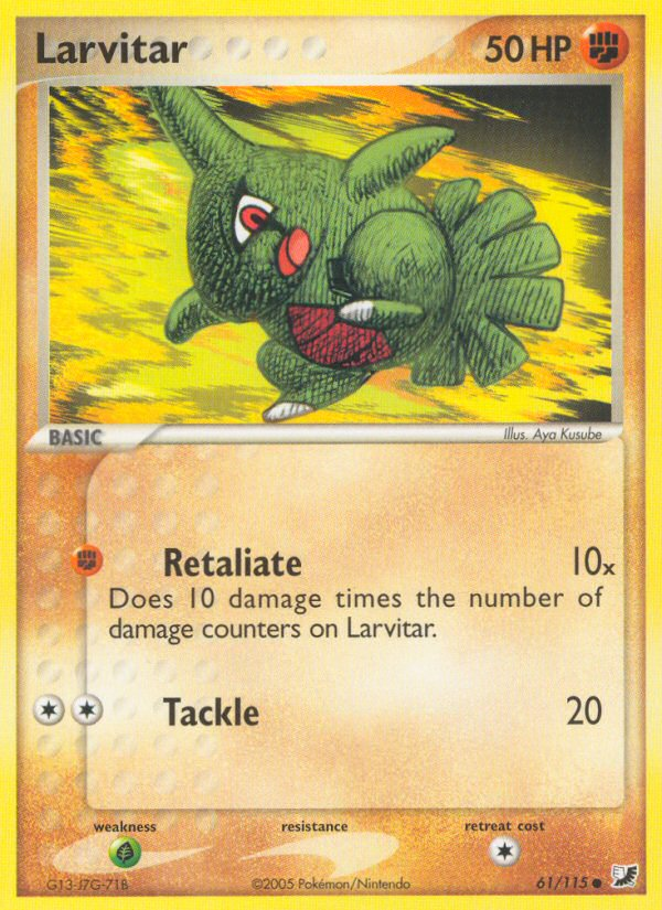 Larvitar (61/115) [EX: Forces Inconnues]