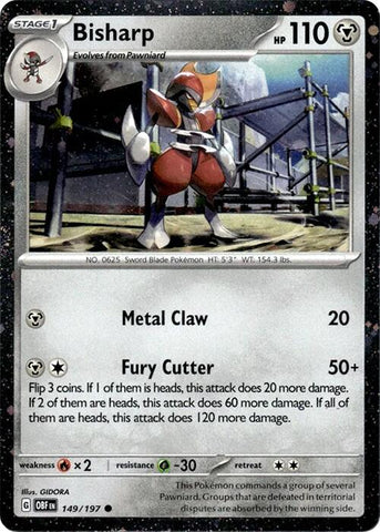 Bisharp (149/197) (Cosmos Holo) [Cartas Varias]
