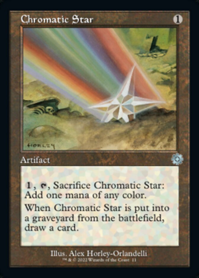Estrella cromática (Retro) [Artefactos retro de La Guerra de los Hermanos]