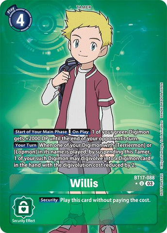 Willis [BT17-088] (Paquete Promocional: Crisis Secreta) [Crisis Secreta]