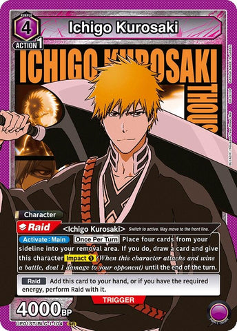Image for Ichigo Kurosaki (104) (UE01ST/BLC-1-104) (UE01ST) - Union Arena