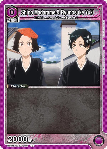 Shino Madarame & Ryunosuke Yuki - UE01ST: BLEACH: Thousand-Year Blood War Starter Deck (UE01ST)