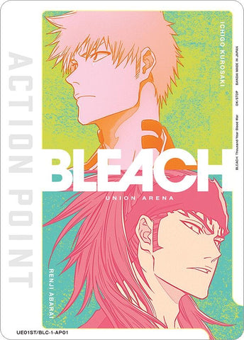 Image for Action Point Card (AP01) (Ichigo Kurosaki/Renji Abarai) (UE01ST/BLC-1-AP01) (UE01ST) - Union Arena