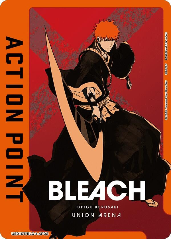 Image for Action Point Card (AP02) (Ichigo Kurosaki) (UE01ST/BLC-1-AP02) (UE01ST) - Union Arena