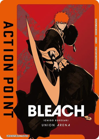 Image for Action Point Card (AP02) (Ichigo Kurosaki) (UE01ST/BLC-1-AP02) (UE01ST) - Union Arena