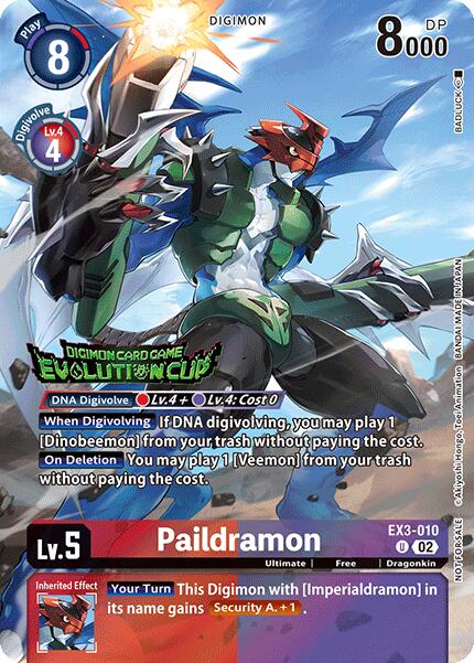 Paildramon [EX3-010] (Coupe Évolution 2024) [Rugissement draconique]