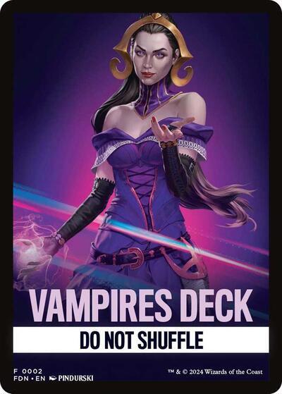 Carte à thème de deck de vampires [Jetons de fondation]