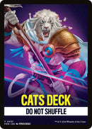 Carte thématique de deck Chats [Jetons de fondations]