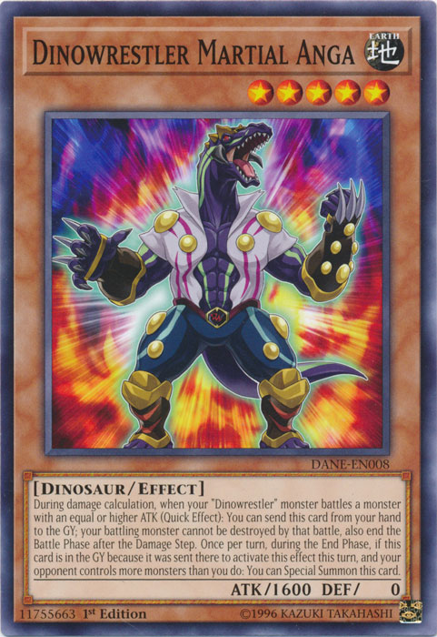 Dinowrestler Martial Anga [DANE-EN008] Común