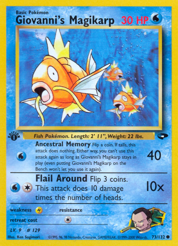 Le Magicarpe de Giovanni (73/132) [Défi de l'Arène 1re Édition]