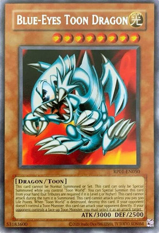 Dragon Toon aux Yeux Bleus [RP01-EN050] Rare