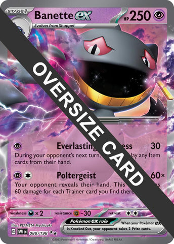 Banette ex (088) (Carta gigante) [Escarlata y Púrpura: Promos de Estrellas Negras]
