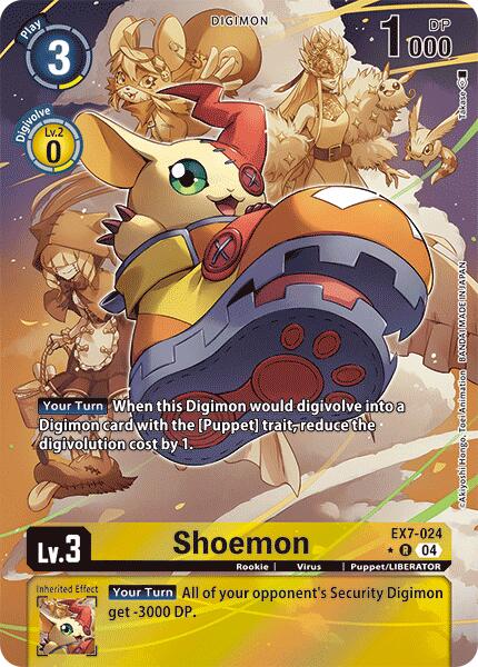 Shoemon [EX7-024] (Illustration Alternative) [Digimon LIBERATOR]