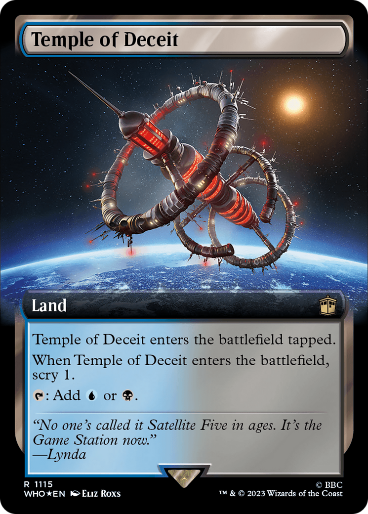 Temple de la Fourberie (Extended Art) (Surge Foil) [Doctor Who]