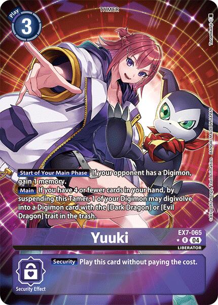 Yuuki [EX7-065] (Illustration alternative) [Digimon LIBERATOR]