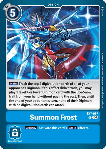 Invocar Escarcha [EX7-067] [Digimon LIBERATOR]