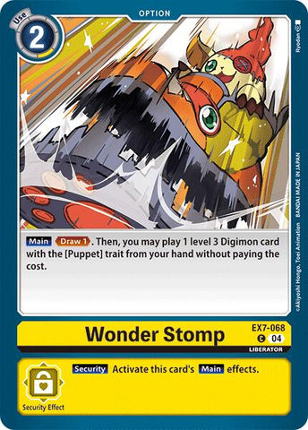 Pisotón Maravilloso [EX7-068] [Digimon LIBERATOR]