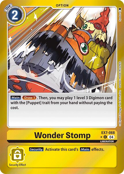 Piétinement étonnant [EX7-068] (Foil) [Digimon LIBERATOR]