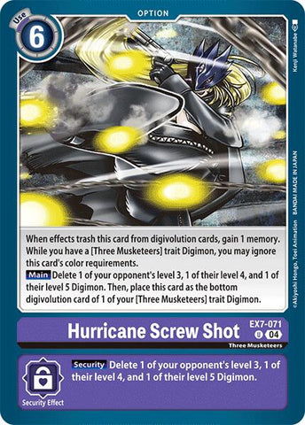 Disparo de Tornillo Huracán [EX7-071] [Digimon LIBERATOR]