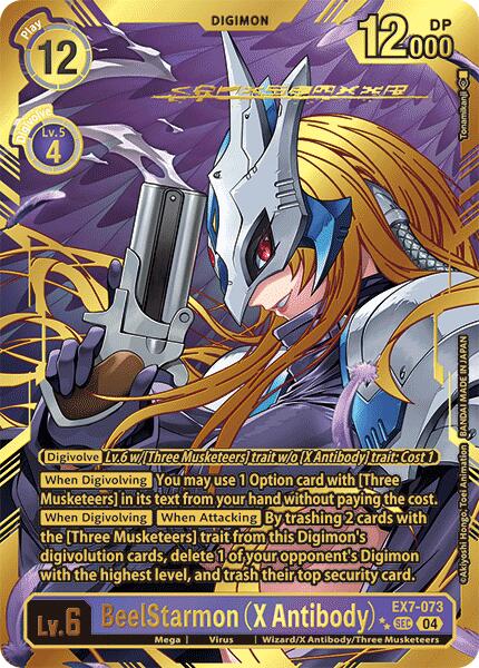 BeelStarmon [EX7-073] (X Anticorps) (Texturé) [Digimon LIBERATOR]