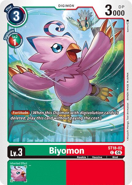 Biyomon [ST18-02] [Deck de Démarrage : Vortex Gardien]