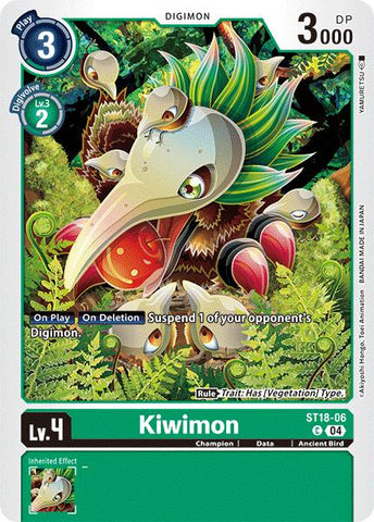 Kiwimon [ST18-06] [Deck de Départ : Vortex Gardien]