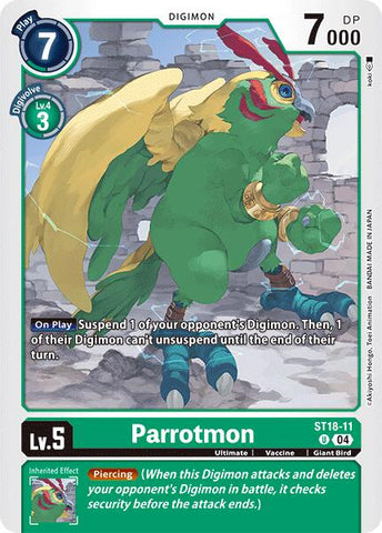 Parrotmon [ST18-11] [Mazo de Inicio: Vórtice Guardián]