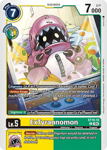 ExTyrannomon [ST19-10] [Mazo de Inicio: El Vals de la Fábula]