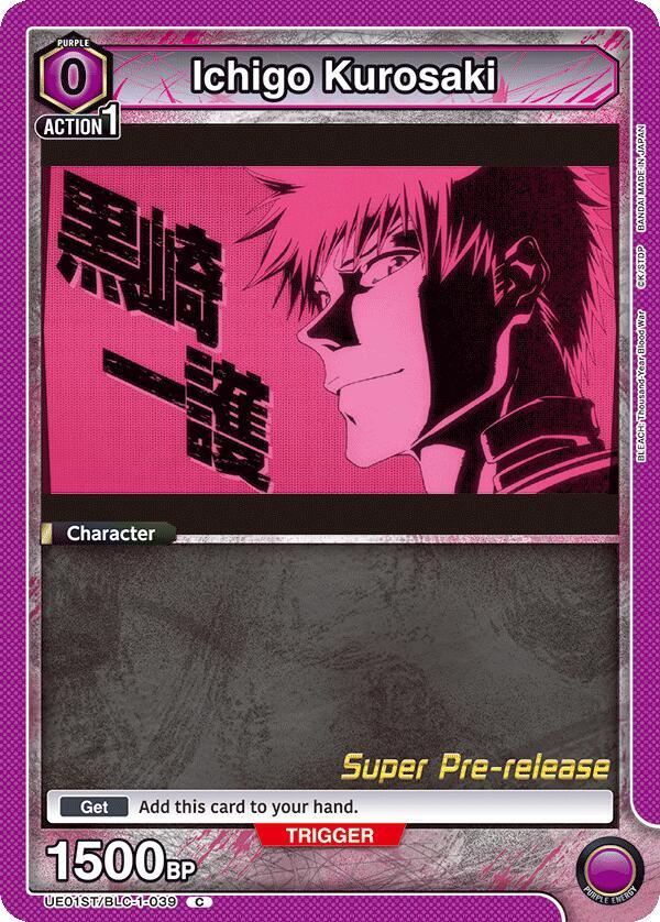 Ichigo Kurosaki (039) - BLEACH: Thousand-Year Blood War Super Pre-Release Starter Deck (UE01ST PRE)