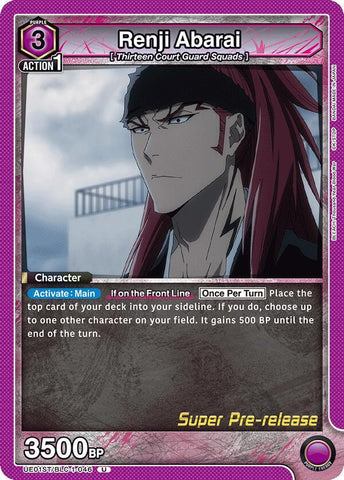 Renji Abarai (046) - BLEACH: Thousand-Year Blood War Super Pre-Release Starter Deck (UE01ST PRE)