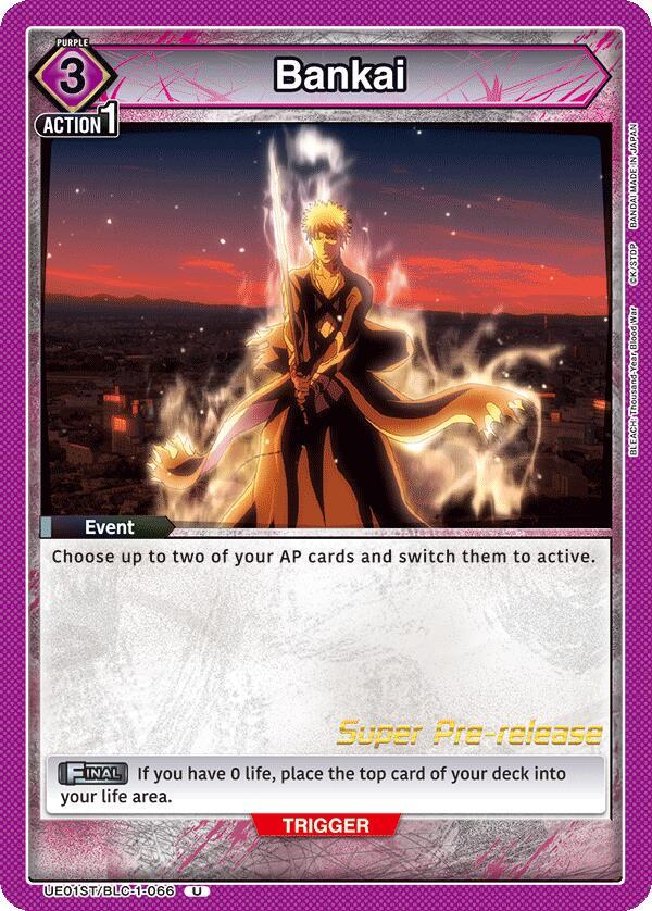 Bankai - BLEACH: Thousand-Year Blood War Super Pre-Release Starter Deck (UE01ST PRE)