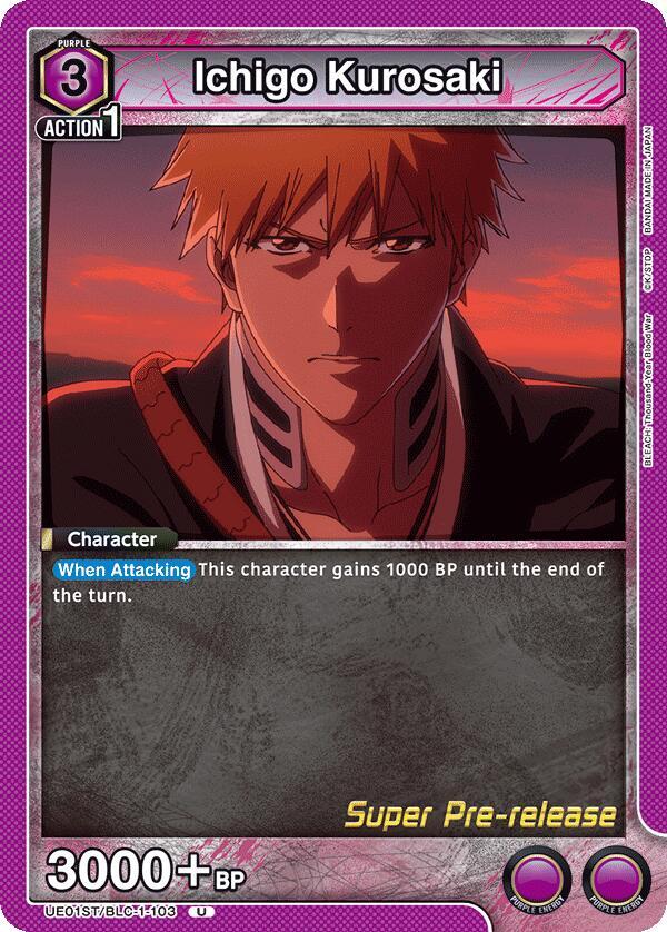 Ichigo Kurosaki (103) - BLEACH: Thousand-Year Blood War Super Pre-Release Starter Deck (UE01ST PRE)